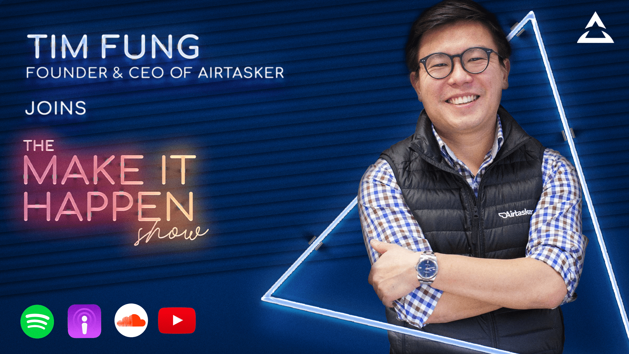 1. Tim Fung promotional image for The Make It Happen Show