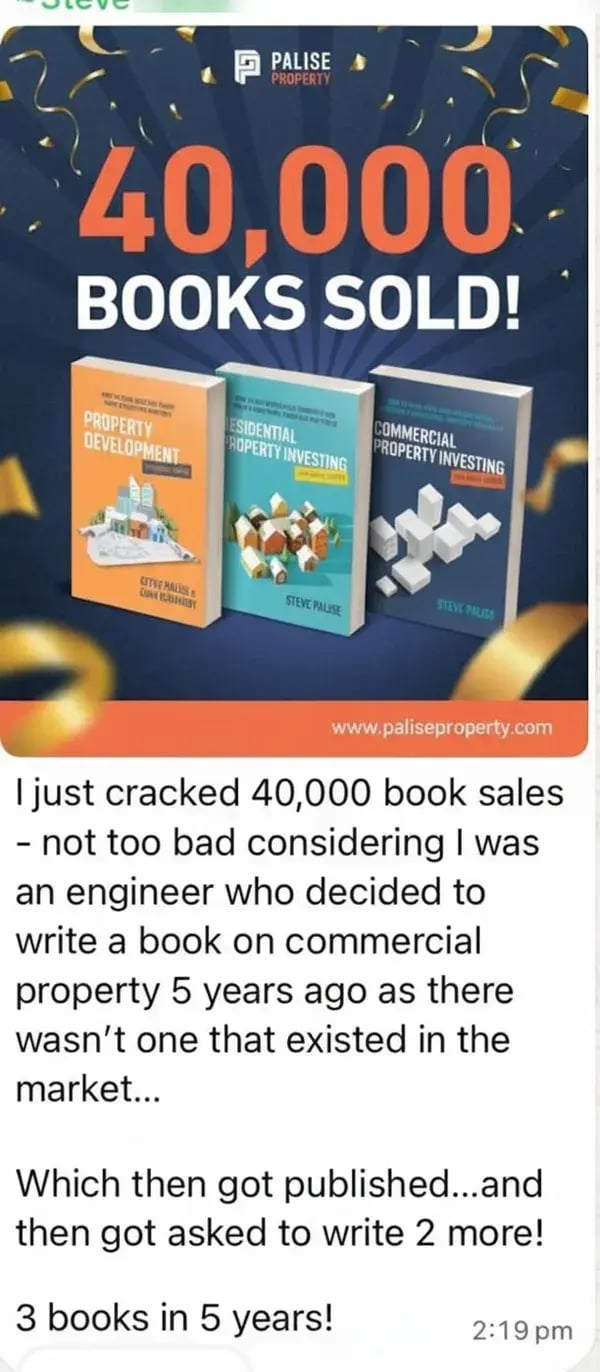 Member author passes 40,000 book sales across 3 books
