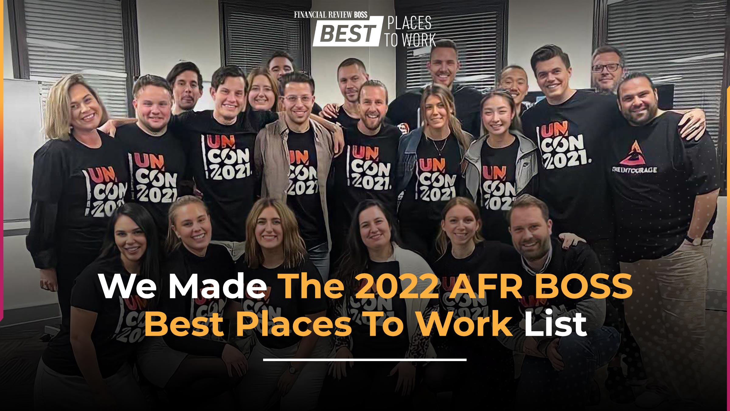 The Entourage Recognised As AFR BOSS Top 10 Best Places To Work 2022